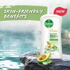 Dettol Sữa tắm Onzen Moisturizing Body Wash Aloe Vera & Avocado 950g