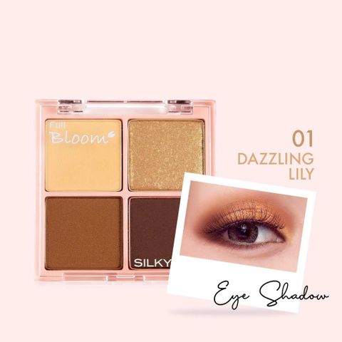 Silky Girl Phấn mắt Bloom Shadow Quad