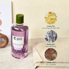 Earthganic Sữa tắm Chill & calm show gel #hương hoa Oải hương 500ml