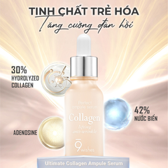 9 Wishes Tinh chất Ultimate Collagen Ampule Serum 25 ml