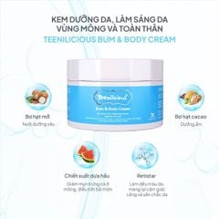 Teenilicious Kem dưỡng thể Bum & body cream 100g