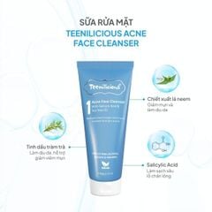 Teenilicious Sữa rửa mặt Acne Face Cleanser 60g