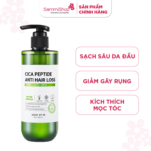 Some By Mi Dầu gội Cica Peptide Anti Hair Loss Derma Scalp Shampoo 285ml