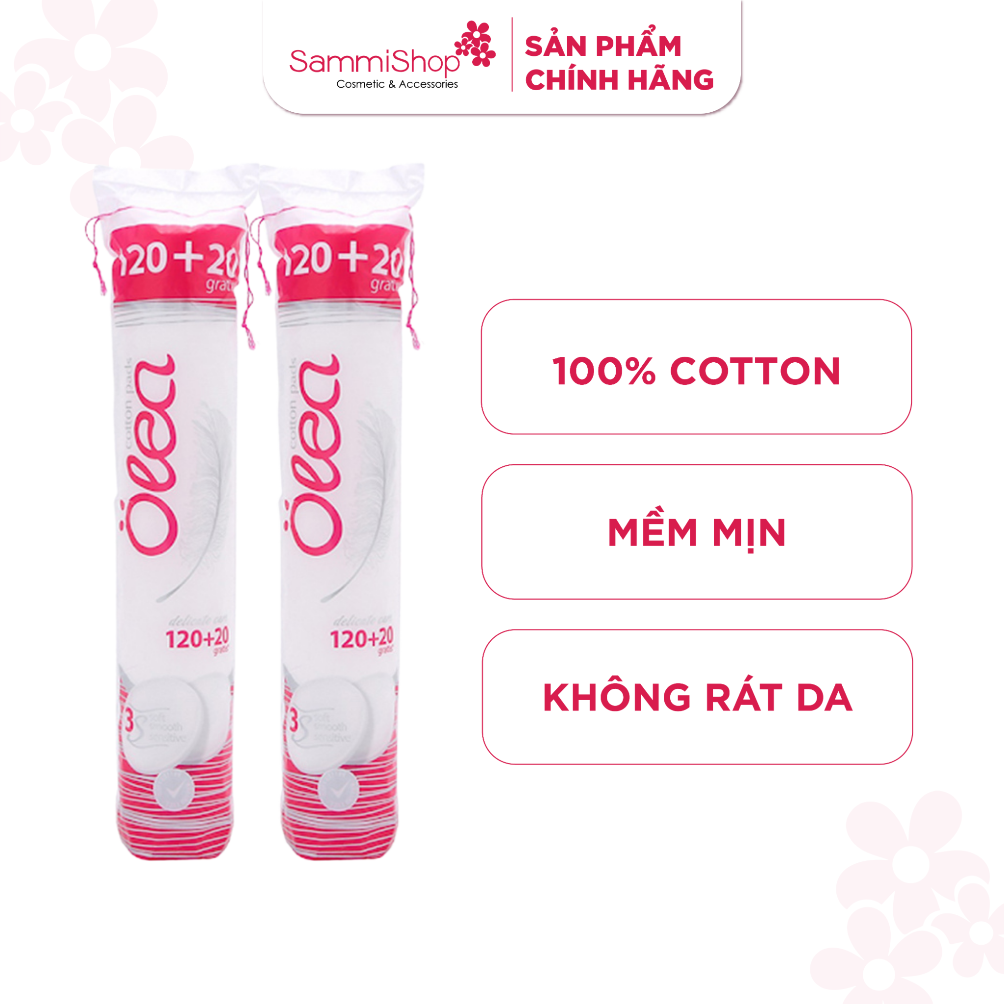 Bong Tẩy Trang Olea Cotton Pads 1 Miếng Ip01 Bong Tẩy Trang Olea Cotton Pads 1 Miếng Ip01 Sammishop