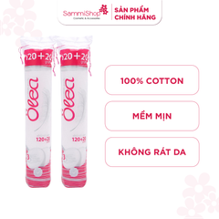 Bông tẩy trang - Olea Cotton pads (120 + 20 miếng)