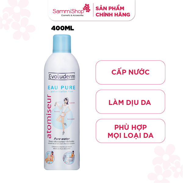 Xịt khoáng Evoluderm to 400ml