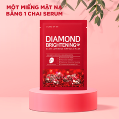 Some By Mi Mặt nạ giấy Diamond Brightening Glow Luminous Ampoule Mask 25g