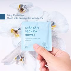 Nowax Khăn vệ sinh da trước và sau khi Wax lông hộp 20 túi