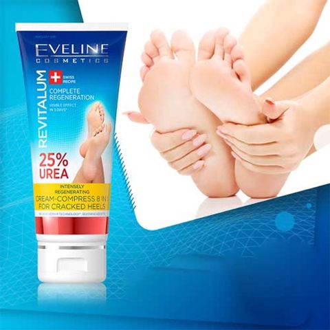 Eveline Kem dưỡng da gót chân Revitalum 75ml