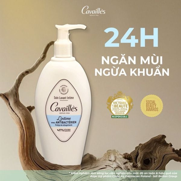 Cavailles Dung dịch vệ sinh phụ nữ L'intime 250ml