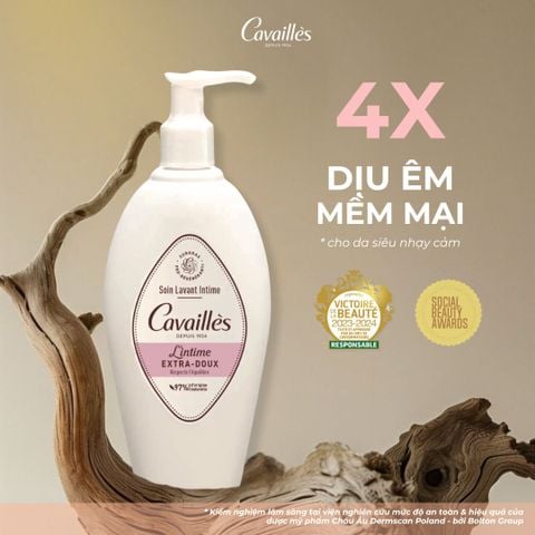 Cavailles Dung dịch vệ sinh phụ nữ L'intime Extra - Doux 250ml