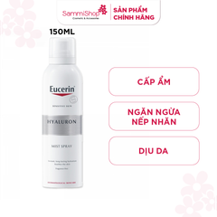 Xịt dưỡng ấm cho da nhạy cảm Eucerin Sensitive Skin Hyaluron Mist Spray