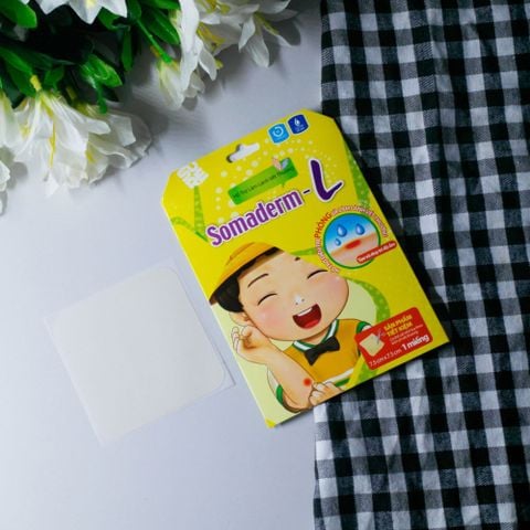 Somaderm Miếng dán hỗ trợ làm lành vết thương 1 miếng 7.5cm *7.5cm