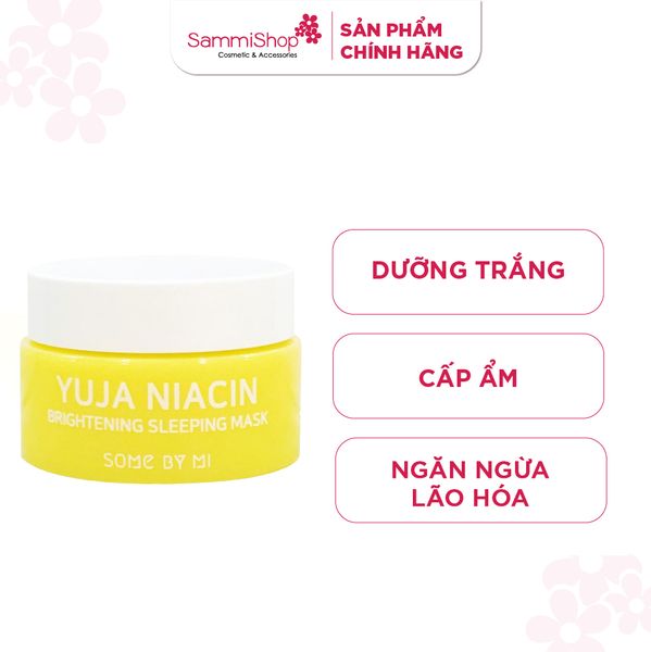 Some By Mi Mặt nạ ngủ Yuja Niacin Brightening Sleeping Mask 15g