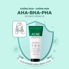 Some By Mi Sữa rửa mặt AHA-BHA-PHA 30 Days Miracle Acne Clear Foam 100ml