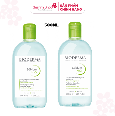 Bioderma Combo 2 Nước tẩy trang Sebium H2O 500ml