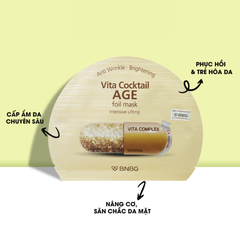 BNBG Mặt nạ Vita Cocktail Foil Mask 30ml ver 2