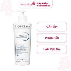 [date 7/26] Bioderma Kem dưỡng ẩm Atoderm Intensive Baume 500ml