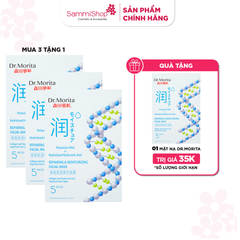 [MUA 3 TẶNG 1] Dr.Morita Mặt nạ giấy Repairing & Moisturizing Facial Mask 28g/m (5m)