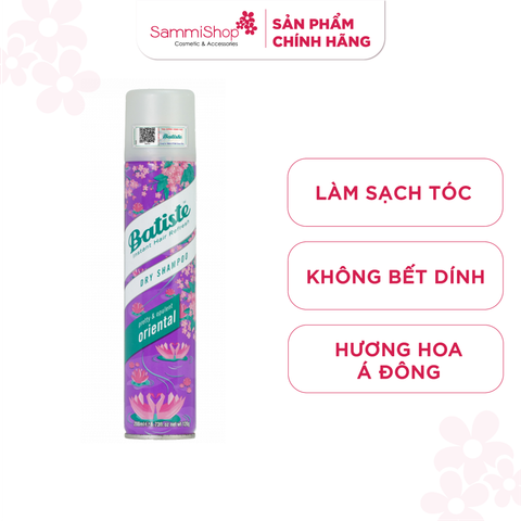 Dầu gội khô Batiste Dry Shampoo Pretty& Opulent Oriental 200ml