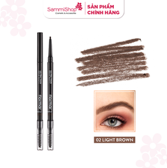 [date 3/25] Flormar Chì kẻ mày Ultra Thin Brow Pencil #02 Light Brown 0.14g