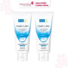 01.08 - 31.08 COMBO 2 Hadalabo Sữa Rửa Mặt Advanced Nourish Hyaluronic Acid Cleanser 80g