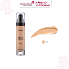 [date 4/26] Flormar Kem nền HD Invisible Cover Foundation #50 Light Beige 30ml