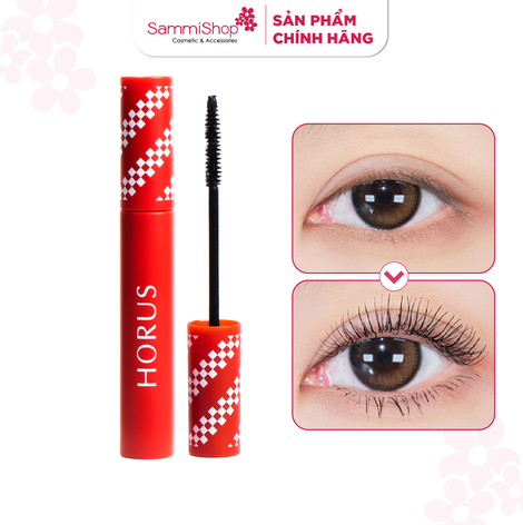 [date 2/25] HORUS Chuốt mi LONG LOCKING WATERPROOF MASCARA 6g 01. BLACK