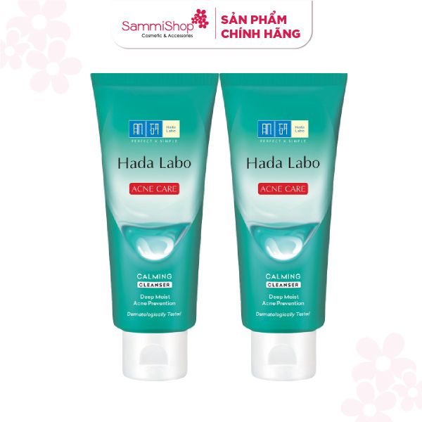 14.07 - 17.07 COMBO 2 Hadalabo Sữa rửa mặt Acne Care Calming Cleanser 80g