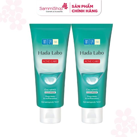 07.11 - 11.11 COMBO 2 Hadalabo Sữa rửa mặt Acne Care Calming Cleanser 80g