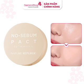 [date 4/26] Nature Republic Phấn phủ Provence Tea Tree No-Sebum Powder Pact 4g