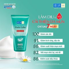Hadalabo Sữa rửa mặt Acne Care Calming Cleanser 80g + quà