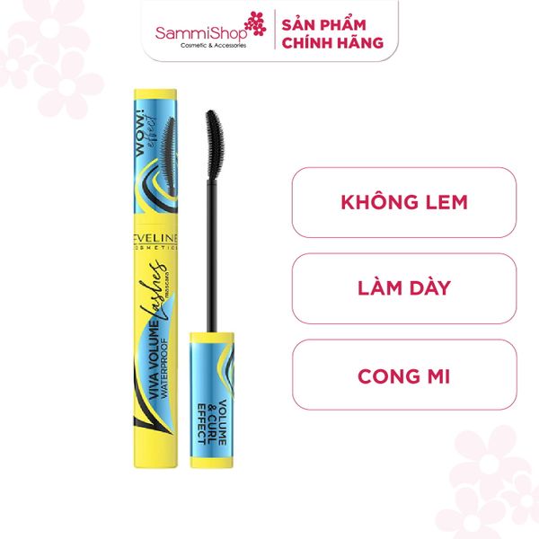 Eveline Chuốt mi Viva Volume Lashes Waterproof Mascara 10ml