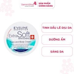 Eveline Kem dưỡng Extra Soft Whitening Face And Body Cream 200ml