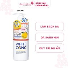 White conc Sữa tắm trắng da Body Vitamin C Yuzu 600ml