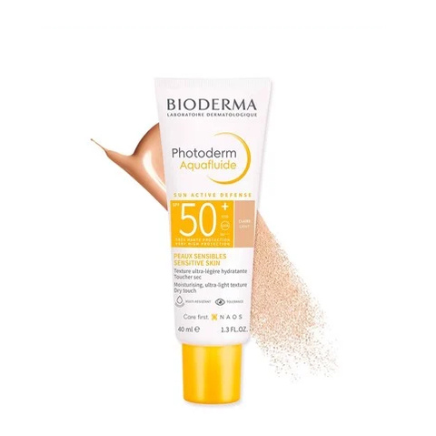 Bioderma Kem chống nắng Photoderm Max Aquafluide Teinte Claire Light Color SPF50+ 40ml new