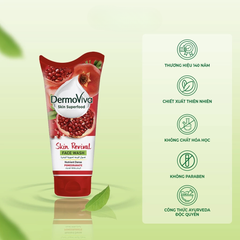 DermoViva Skin Superfood Sữa rửa mặt Revival Face Wash -  Pomegranate 150ml