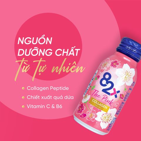 82x Thực phẩm chức năng The Pink Collagen 100ml*10 lọ