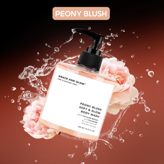 Grace And Glow Sữa tắm phục hồi sáng da Glow Peony Blush Soft & Glow Solution Body Wash 400ml