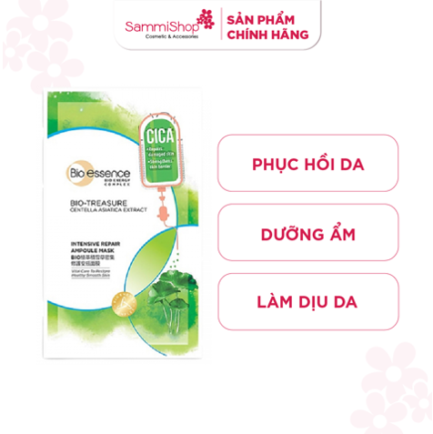 QT HĐ 299K WEB.APP QT Bio-essence Mặt nạ Bio-Treasure Centella Asiatica Extract Intensive Repair Ampoule Mask 20ml