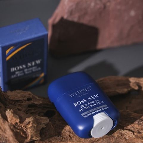 Whisis Thanh lăn chống nắng For Men Boss New Blue Homme All Day Sun Stick 18g