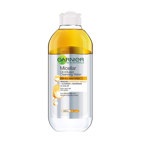 Garnier Nước tẩy trang  Micellar Oil - Infused Cleansing Water 400ml