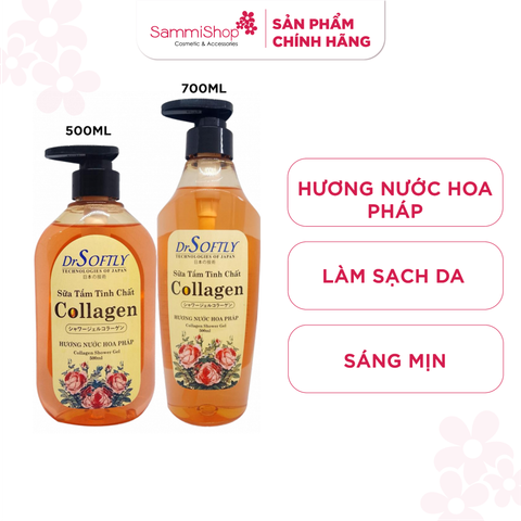 DrSoftly Sữa tắm tinh chất Collagen hương nước hoa Pháp