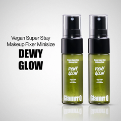 Glamrr Q xịt khóa nền Vegan Super Stay Makeup Fixer