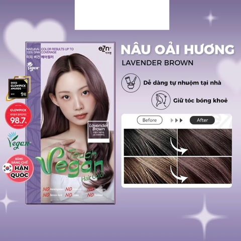 EZN Thuốc nhuộm tóc Touch Vegan Hair Color 60ml