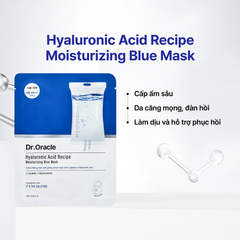 Dr.Oracle Mặt nạ Hyaluronic Acid Recipe Moisturizing Blue Mask 25ml