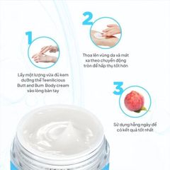 Teenilicious Kem dưỡng thể Bum & body cream 100g