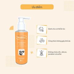 Teenilicious Sữa tắm gội Chamomile & Clary sage oil 200ml