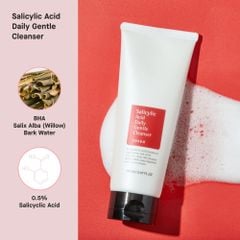 Cosrx sữa rửa mặt Salicylic Acid Daily Gentle Cleanser 150ml