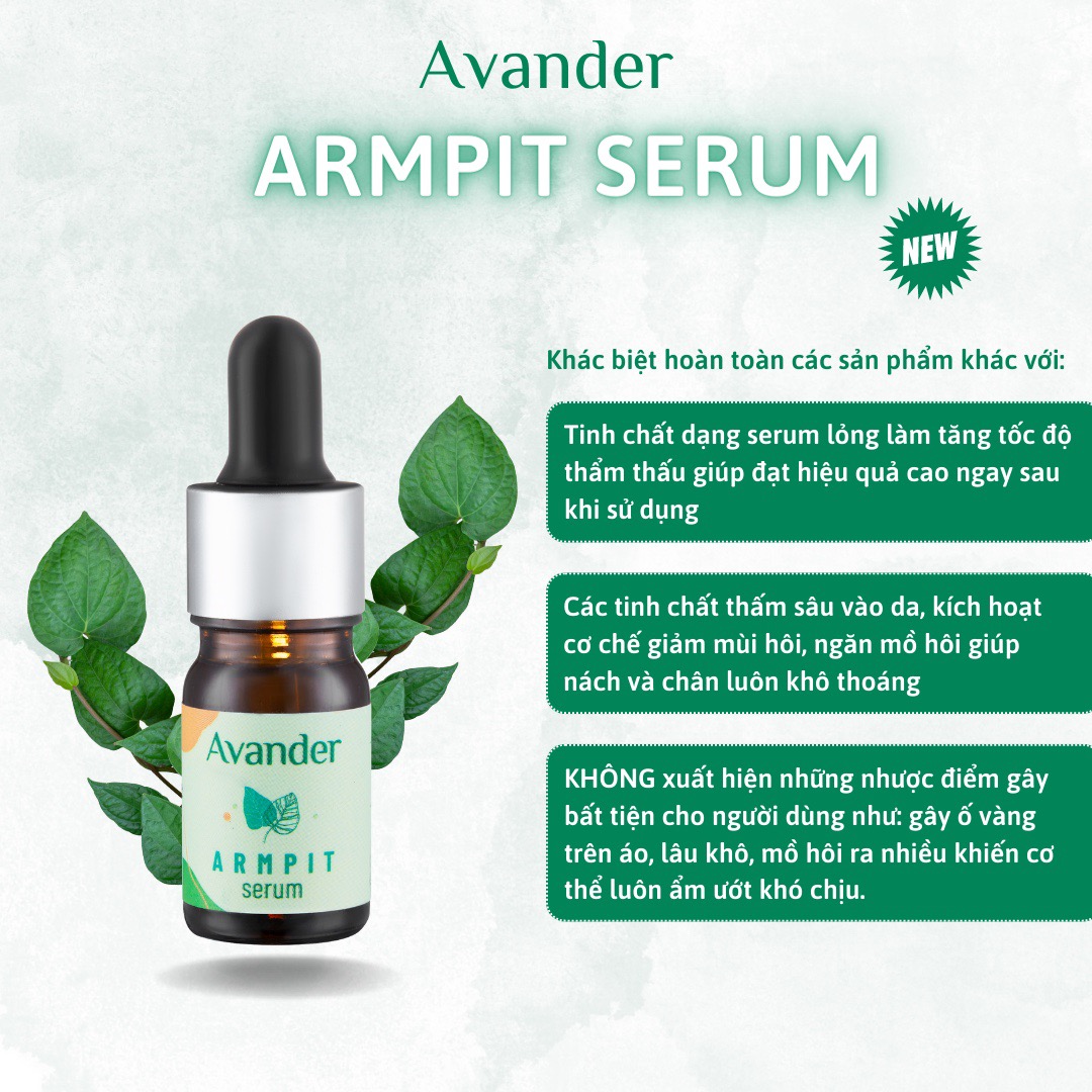 Avander Serum khử mùi Armpit 5ml (IP02)Avander Serum khử mùi Armpit 5ml  (IP02) – Sammishop